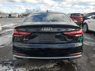 2022 Audi A5 Sportback Premium with VIN WAUABCF59NA016750, listed as a Copart auction lot 41437385 with 16,300 mi miles and Salvage Title. Bid and sale history available at carsss.com. Image 6.