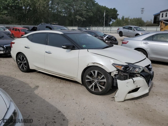 2017 Nissan Maxima Platinum with VIN 1N4AA6AP5HC411748, listed as a Copart auction lot 72342104 with 128,788 mi miles and Salvage Title. Bid and sale history available at carsss.com. Image 4.