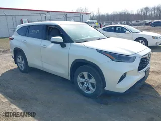 2021 Toyota Highlander L with VIN 5TDBZRBH3MS534991, listed as a IAAI auction lot 41771455 with 66,517 mi miles. Bid and sale history available at carsss.com. Image 1.