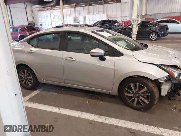 2021 Nissan Versa SV with VIN 3N1CN8EV1ML875990, listed as a IAAI auction lot 41383725 with 55,061 mi miles. Bid and sale history available at carsss.com. Image 14.