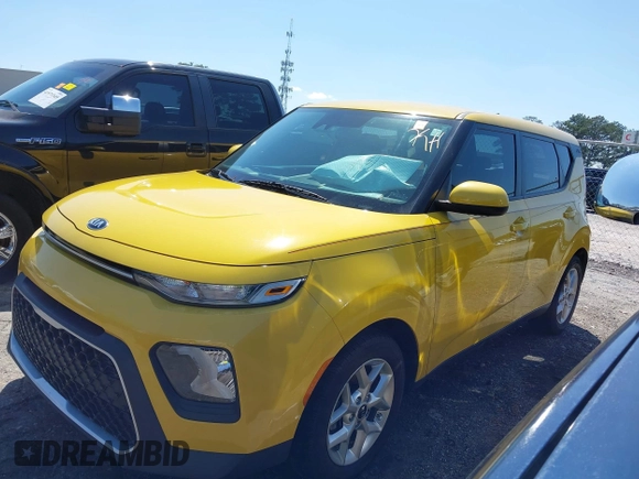 2020 Kia Soul LX with VIN KNDJ23AU6L7104148, listed as a IAAI auction lot 41988387 with 54,631 mi miles. Bid and sale history available at carsss.com. Image 14.