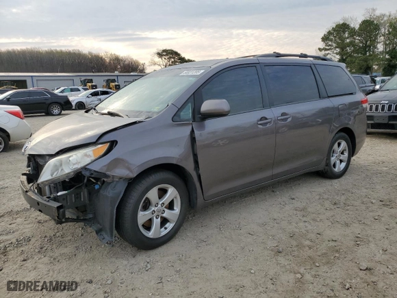 2013 Toyota Sienna LE AAS with VIN 5TDKK3DC3DS296269, listed as a Copart auction lot 50831205 with 229,709 mi miles and Salvage Title. Bid and sale history available at carsss.com. Image 1.