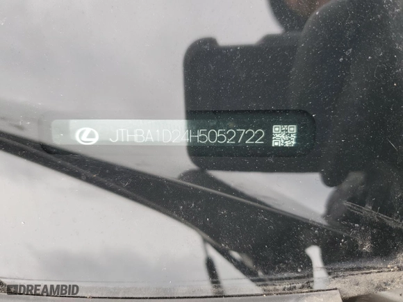 2017 Lexus IS with VIN JTHBA1D24H5052722, listed as a Copart auction lot 46131085 with 0 mi miles and Salvage Title. Bid and sale history available at carsss.com. Image 13.
