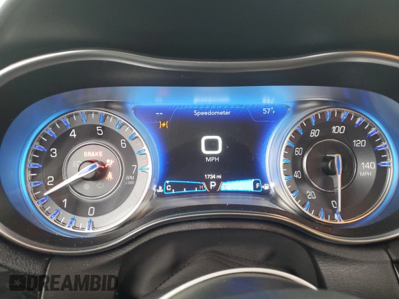 2023 Chrysler 300 Touring with VIN 2C3CCAAG0PH706577, listed as a Copart auction lot 86547454 with 1,734 mi miles and Salvage Title. Bid and sale history available at DreamBid. Image 9.