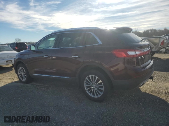 2017 Lincoln MKX Select with VIN 2LMPJ8KPXHBL16665, listed as a Copart auction lot 83374374 with 103,006 mi miles and Salvage Title. Bid and sale history available at carsss.com. Image 2.