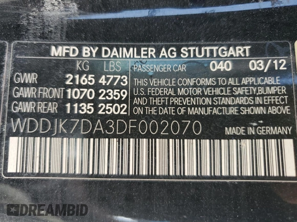 2013 Mercedes-Benz SL-Class SL 550 with VIN WDDJK7DA3DF002070, listed as a Copart auction lot 74920034 with 0 mi miles and Non Repairable. Bid and sale history available at carsss.com. Image 13.