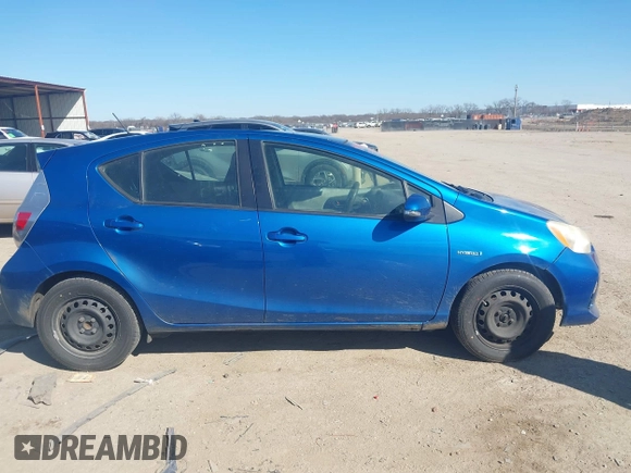 2013 Toyota Prius One with VIN JTDKDTB33D1057055, listed as a IAAI auction lot 41698984 with 234,229 mi miles. Bid and sale history available at carsss.com. Image 13.