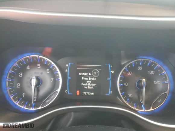 2017 Chrysler Pacifica Touring-L with VIN 2C4RC1BG3HR771830, listed as a Copart auction lot 45156635 with 78,713 mi miles and Salvage Title. Bid and sale history available at carsss.com. Image 9.