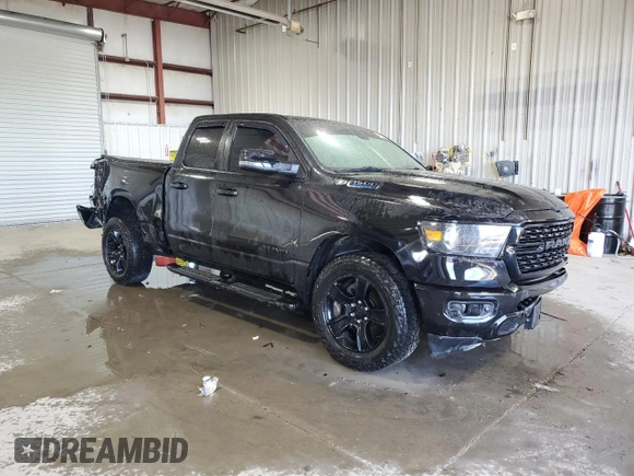 2023 Ram 1500 Big Horn with VIN 1C6RRFBG9PN596708, listed as a Copart auction lot 46870915 with 37,588 mi miles and Salvage Title. Bid and sale history available at carsss.com. Image 4.