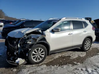 2019 Nissan Rogue S with VIN KNMAT2MV4KP520970, listed as a Copart auction lot 45546545 with 69,635 mi miles and Salvage Title. Bid and sale history available at carsss.com. Image 1.