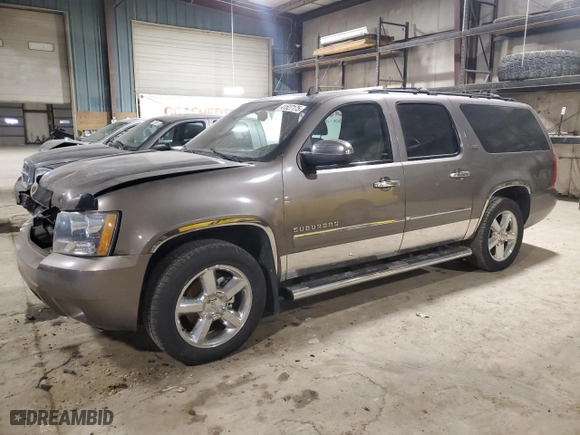 2013 Chevrolet Suburban LTZ with VIN 1GNSKKE78DR193138, listed as a Copart auction lot 41527175 with 0 mi miles and Salvage Title. Bid and sale history available at carsss.com. Image 1.