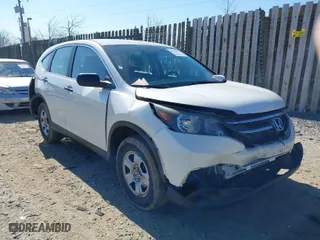2014 Honda CR-V LX with VIN 5J6RM4H32EL115359, listed as a IAAI auction lot 41706406 with 107,558 mi miles. Bid and sale history available at carsss.com. Image 1.