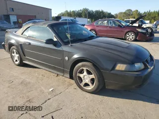 2004 Ford Mustang Deluxe with VIN 1FAFP44664F208419, listed as a Copart auction lot 46318695 with 151,942 mi miles and Salvage Title. Bid and sale history available at carsss.com. Image 4.
