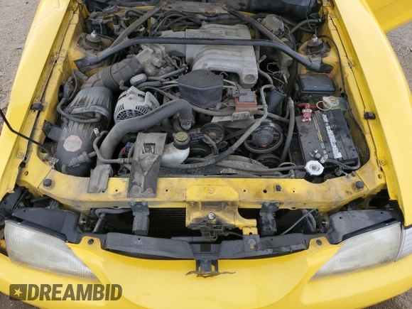1994 Ford Mustang with VIN 1FALP45T6RF190213, listed as a Copart auction lot 61139925 with 177,719 mi miles and Salvage title. Bid and sale history available at DreamBid. Image 11.