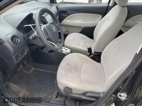 2020 Mitsubishi Mirage ES with VIN ML32F3FJ4LHF02272, listed as a Copart auction lot 55845505 with 48,763 mi miles and Salvage title. Bid and sale history available at DreamBid. Image 7.