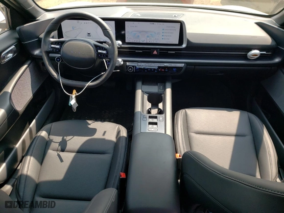 2023 Hyundai IONIQ 6 Preferred with VIN KMHM34AC6PA049017, listed as a Copart auction lot 63924084 with 9536 miles and Salvage Title. Bid and sale history available at carsss.com. Image 8.
