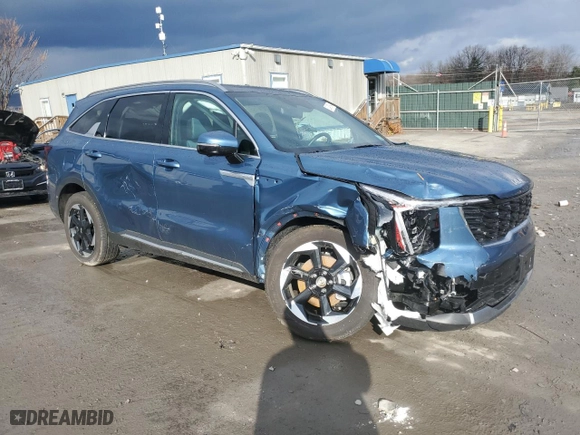 2025 Kia Sorento Plug-In Hybrid SX Prestige with VIN KNDRMDJH2S5299570, listed as a Copart auction lot 82481984 with 4,325 mi miles and Salvage Title. Bid and sale history available at carsss.com. Image 4.