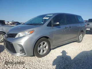 2018 Toyota Sienna L with VIN 5TDZZ3DC4JS925902, listed as a Copart auction lot 85373474 with 109,250 mi miles and Salvage Title. Bid and sale history available at DreamBid. Image 1.