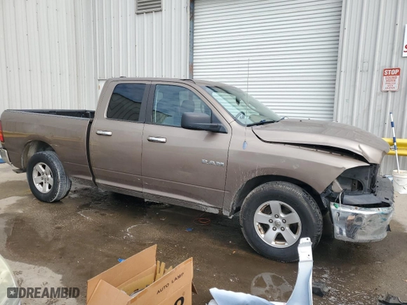 2009 Dodge Ram 1500 SLT with VIN 1D3HB18P59S796449, listed as a Copart auction lot 45138825 with 0 mi miles and Salvage Title. Bid and sale history available at carsss.com. Image 4.