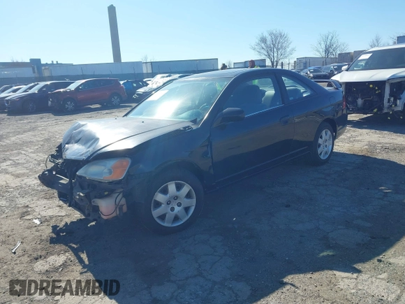 2002 Honda Civic EX with VIN 1HGEM22992L075073, listed as a IAAI auction lot 41758844 with 1 mi miles. Bid and sale history available at carsss.com. Image 16.