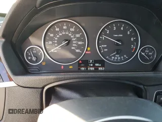 2015 BMW 3 Series 328i with VIN WBA3C1C51FK122717, listed as a Copart auction lot 46701455 with 57,826 mi miles and Salvage Title. Bid and sale history available at carsss.com. Image 9.