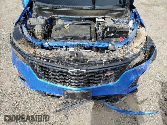 2024 Chevrolet Equinox RS with VIN 3GNAXMEG9RS161649, listed as a Copart auction lot 51132025 with 65,233 mi miles and Salvage Title. Bid and sale history available at DreamBid. Image 13.