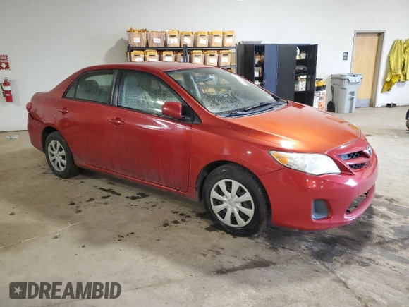 2011 Toyota Corolla L with VIN JTDBU4EE3B9125842, listed as a Copart auction lot 52858335 with 134,422 mi miles and Salvage Title. Bid and sale history available at carsss.com. Image 4.