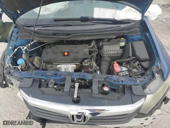 2012 Honda Civic Sdn EX-L with VIN 19XFB2F95CE033285, listed as a Copart auction lot 49304335 with 0 mi miles and Salvage Title. Bid and sale history available at carsss.com. Image 11.