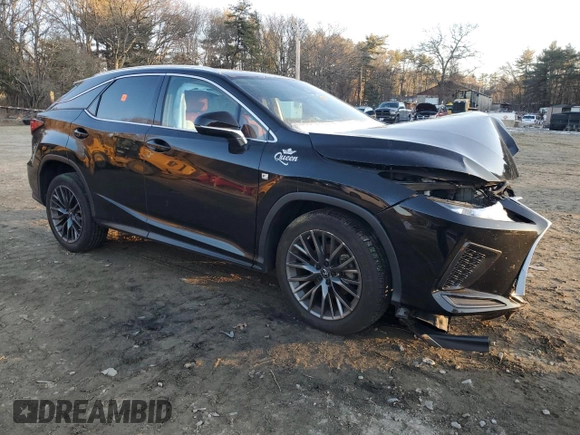 2021 Lexus RX 350 F Sport with VIN 2T2SZMDA0MC280258, listed as a Copart auction lot 84429474 with Not provided miles and Salvage title. Bid and sale history available at DreamBid. Image 4.