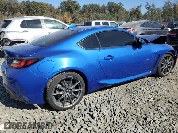 2023 Subaru BRZ Limited with VIN JF1ZDBF12P8703687, listed as a Copart auction lot 77318674 with 12,829 mi miles and Salvage Title. Bid and sale history available at carsss.com. Image 3.