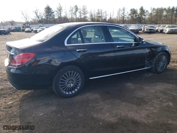 2015 Mercedes-Benz C-Class C 300 Luxury with VIN 55SWF4KB8FU006328, listed as a Copart auction lot 47064045 with 117,992 mi miles and Salvage Title. Bid and sale history available at carsss.com. Image 3.