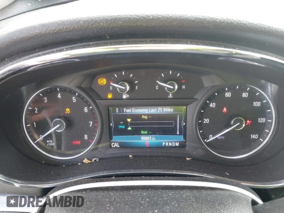 2019 Buick Encore Preferred with VIN KL4CJASB7KB701733, listed as a IAAI auction lot 41769157 with 99,801 mi miles. Bid and sale history available at carsss.com. Image 7.