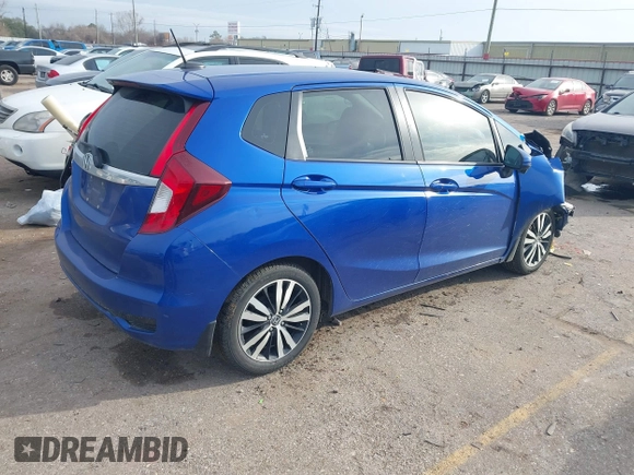 2019 Honda Fit EX with VIN 3HGGK5H80KM743176, listed as a IAAI auction lot 41681337 with 54,916 mi miles and . Bid and sale history available at DreamBid. Image 4.