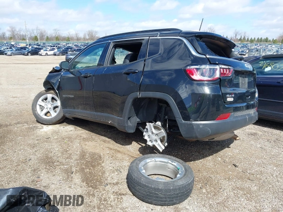 2023 Jeep Compass Latitude with VIN 3C4NJDBN9PT514039, listed as a IAAI auction lot 41852124 with 28,685 mi miles and . Bid and sale history available at DreamBid. Image 3.