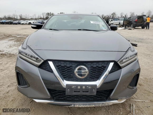 2022 Nissan Maxima SV with VIN 1N4AA6CV4NC502162, listed as a Copart auction lot 45600635 with 64,215 mi miles and Salvage Title. Bid and sale history available at carsss.com. Image 5.