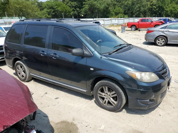 2004 Mazda MPV LX with VIN JM3LW28A640519362, listed as a Copart auction lot 69058184 with 212,632 mi miles and Non Repairable. Bid and sale history available at carsss.com. Image 4.