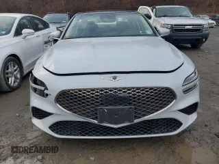 2022 Genesis G70 2.0T with VIN KMTG34TA3NU087847, listed as a Copart auction lot 83541034 with 65,891 mi miles and Salvage Title. Bid and sale history available at DreamBid. Image 5.