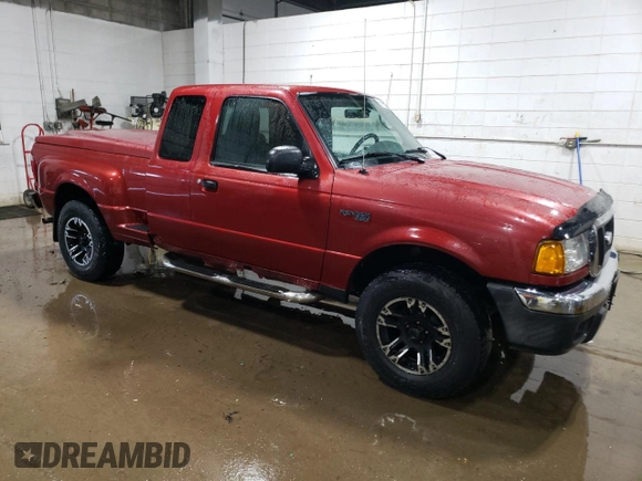 2004 Ford Ranger XL Fleet with VIN 1FTZR45E84PA31048, listed as a Copart auction lot 56982035 with 163,652 mi miles and Clean title. Bid and sale history available at DreamBid. Image 4.