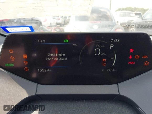 2024 Toyota Prius LE z VIN JTDACAAU8R3019555, wystawiony jako IAAI lot #42160410 z przebiegiem 15 529 mil mil oraz . Historia ofert i sprzedaży dostępna na DreamBid. Obrazek 7.