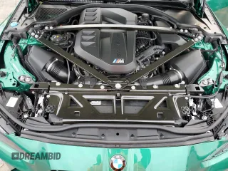 2025 BMW M4 Competition xDrive with VIN WBS33HK07SCS52659, listed as a Copart auction lot 73169994 with 2,946 mi miles and Salvage Title. Bid and sale history available at carsss.com. Image 12.