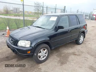 2001 Honda CR-V EX with VIN JHLRD186X1C038736, listed as a IAAI auction lot 42133407 with 222,378 mi miles. Bid and sale history available at carsss.com. Image 2.