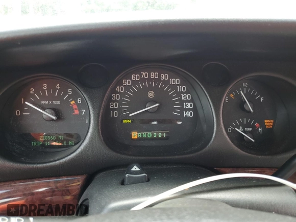 2004 Buick LeSabre Limited z VIN 1G4HR54K044160746, wystawiony jako Copart lot #56515095 z przebiegiem 220 560 mil mil oraz Szkoda całkowita • Salvage title. Historia ofert i sprzedaży dostępna na DreamBid. Obrazek 9.