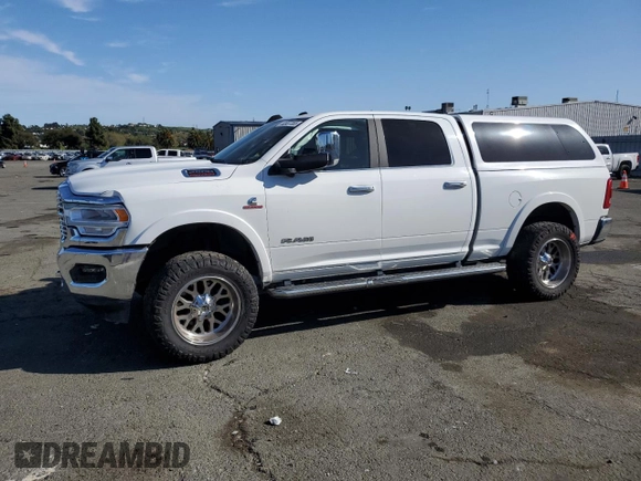 2019 Ram 2500 Laramie with VIN 3C6UR5FL3KG553723, listed as a Copart auction lot 52037355 with 74,377 mi miles and Salvage Title. Bid and sale history available at carsss.com. Image 1.
