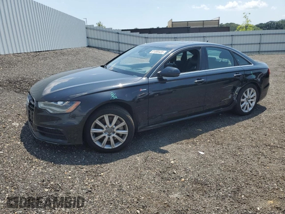 2015 Audi A6 Prestige with VIN WAUHGAFC1FN007148, listed as a Copart auction lot 61080435 with 123,739 mi miles and Salvage title. Bid and sale history available at DreamBid. Image 1.