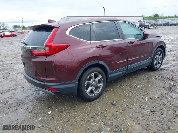 2018 Honda CR-V EX-L with VIN 5J6RW1H89JL012700, listed as a IAAI auction lot 41961763 with 69,575 mi miles. Bid and sale history available at carsss.com. Image 4.