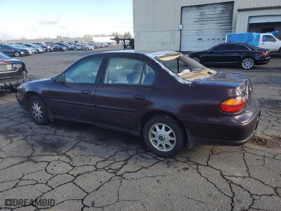 1998 Chevrolet Malibu LS with VIN 1G1NE52M5W6258534, listed as a Copart auction lot 81074124 with 0 mi miles and Clean Title. Bid and sale history available at carsss.com. Image 2.