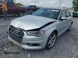 2015 Audi A3 Premium with VIN WAUBFGFFXF1011468, listed as a Copart auction lot 60552755 with 119,956 mi miles and Salvage title. Bid and sale history available at DreamBid. Image 1.