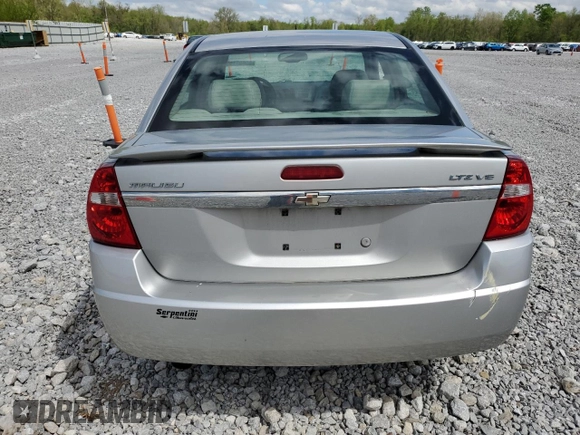 2006 Chevrolet Malibu LTZ with VIN 1G1ZU53836F184570, listed as a Copart auction lot 55695155 with 110,858 mi miles and Salvage Title. Bid and sale history available at DreamBid. Image 6.