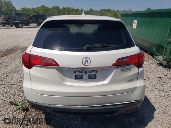 2013 Acura RDX Technology with VIN 5J8TB4H54DL014682, listed as a Copart auction lot 67275074 with 105,858 mi miles and Salvage Title. Bid and sale history available at DreamBid. Image 6.