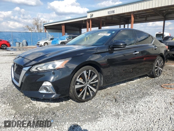 2019 Nissan Altima 2.5 Platinum with VIN 1N4BL4FV7KC117883, listed as a Copart auction lot 43252235 with 87,909 mi miles and Non Repairable. Bid and sale history available at carsss.com. Image 1.